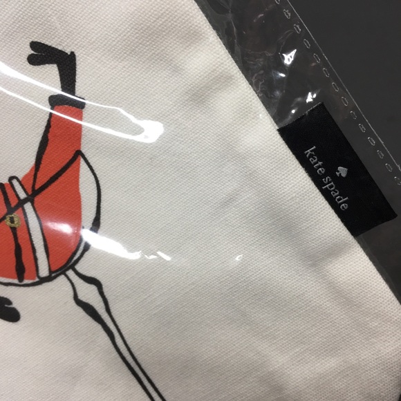 Kate Spade Holiday Wine Tote Bag Santa - Picture 4 of 5